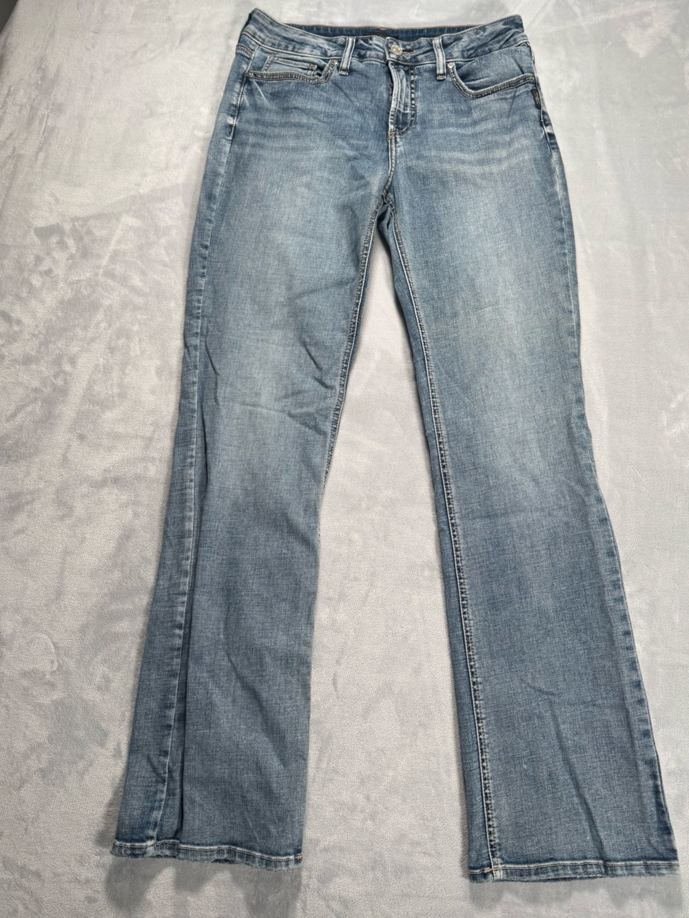 Silver Jeans Suki Slim Boot Womens 30x33 Light Wash Stretch Denim Jeans